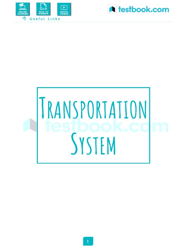 Transportation System in India - English - 1562066518 PDF | PDF ...
