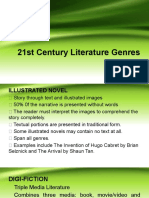 21st Century Literature Genres at a Glance