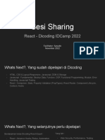 Sesi Sharing - Dicoding IDCamp 2022