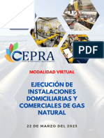 Instalaciones de gas natural: Curso virtual sobre ejecución de instalaciones domiciliarias y comerciales