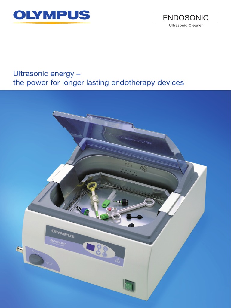 Endosonic User Manual For Cleaner PDF Ultrasound Manufactured Goods