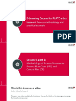 En PLATO E1ns E-Learning - Lesson 4 - Methodology of Process Documents With Practical Example