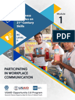 Module 1 - NC II - Participating in Workplace Communication - Finalv3
