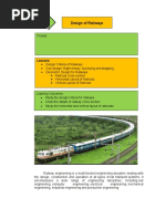 CE 312 Unit 3 LESSON 2 DESIGN OF RAILWAYS