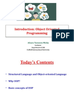 Lecture - 1-Introduction of OOP