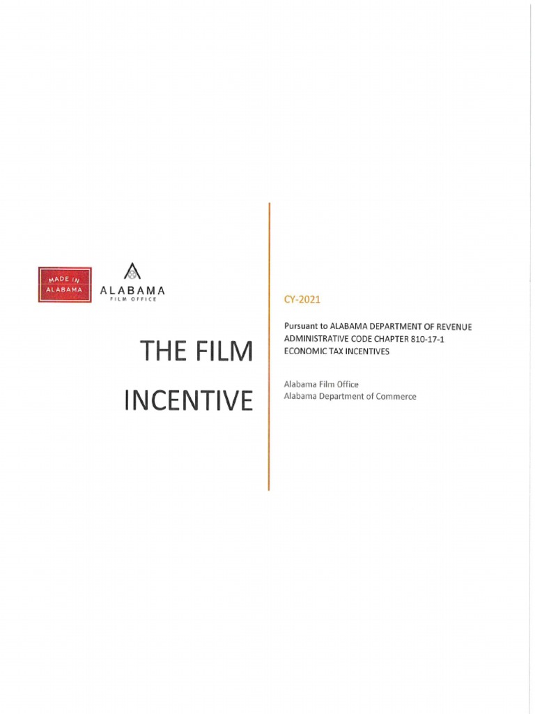 Filmincentives 2021 | PDF