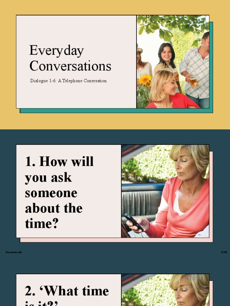 Essential Telephone Conversation Phrases | PDF | Telephone | Communication