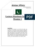Pakistan Affairs Module 2. by Malik Huzaifa