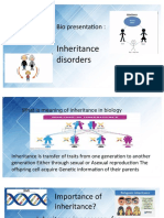 Bio Presentation:: Inheritance Disorders