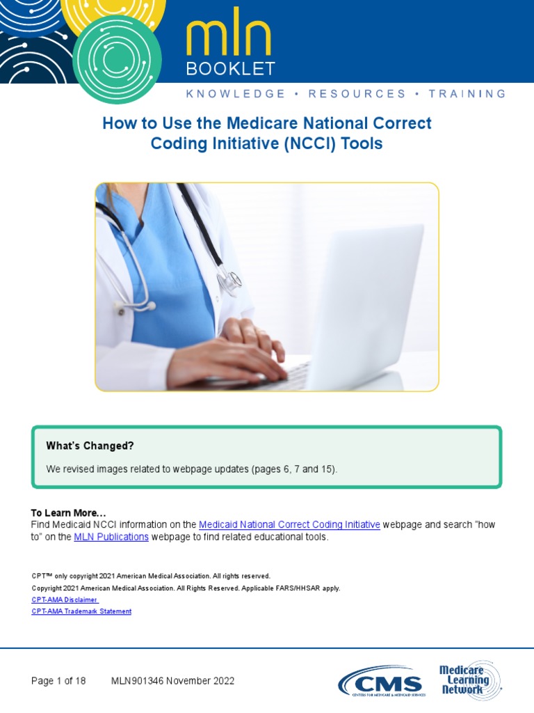 Ncci Edits PDF Microsoft Excel Medicare (United States)