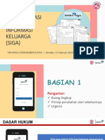 Implementasi Sistem Informasi Keluarga (SIGA) : TIM KERJA DATIN BKKBN SULTRA - Kendari, 23 Februari 2023