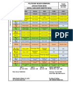 Politeknik Negeri Semarang: Jurusan Teknik Mesin Jadwal Ujian Akhir Semester Gasal