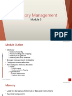 OS - Module 5 - Memory Management