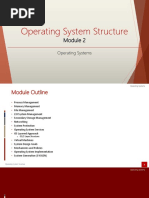 OS - Module 2 - Operating System Structure