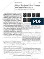 Structural Prior Driven Regularized Deep Learning For Sonar Image Classification