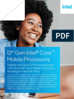 12th Gen Intel Mobile Product Brief PDF
