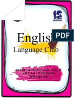 English Language Societyy Club Activities