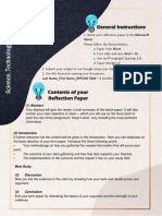 Format and Rubrics - ReflectionPaper