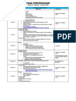 Jadual Transisi Minggu 1