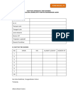 Form Model A3 - Daftar Tim Sukses PDF