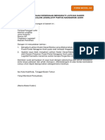 Form Model A4 - Pernyataan Kesediaan Mengikuti Latihan Kader PDF