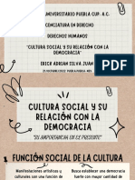 Cultura Social y Su Relación Con La Cultura - Erick Adrán Silva Juan PDF