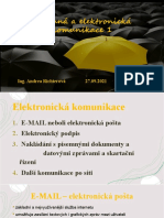 PEK 1 Elektronická Komunikace - Email, Elektronický Podpis