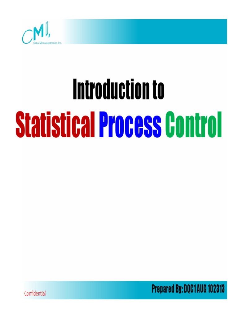 Statistical Process Control (SPC) | PDF | Variance | Mode (Statistics)