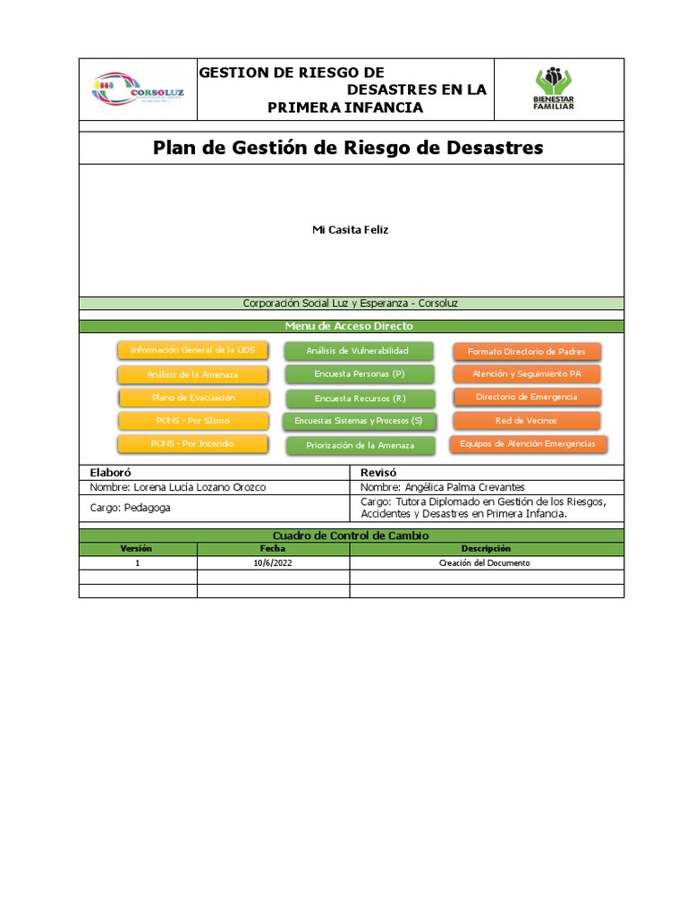 Gestión de Riesgos de Desastres | PDF | Riesgo | Inundar