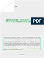 Dix Questions A Vous Poser Lorsque Vous Pensez Creer Une Entreprise bcp4 PDF