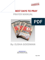 3 Best Days To Pray