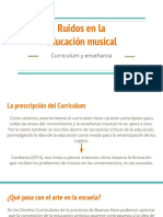 Educación Artística - Ruidos en La Educación Musical
