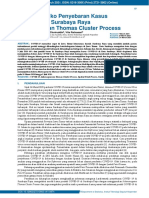 Analisis Risiko Penyebaran Kasus Covid-19 Di Surabaya Raya Menggunakan Model Thomas Cluster Process PDF