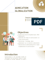 Communication and Globalization PDF