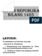 Lesson 1 RA 1425 - Batas Rizal PDF
