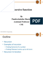CSE101Recrusive Function