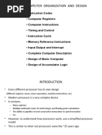 Unit2 - Basic Computer Organization and Design