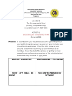 Activity 1 - CESocSci4b Nursing Entrepreneurship