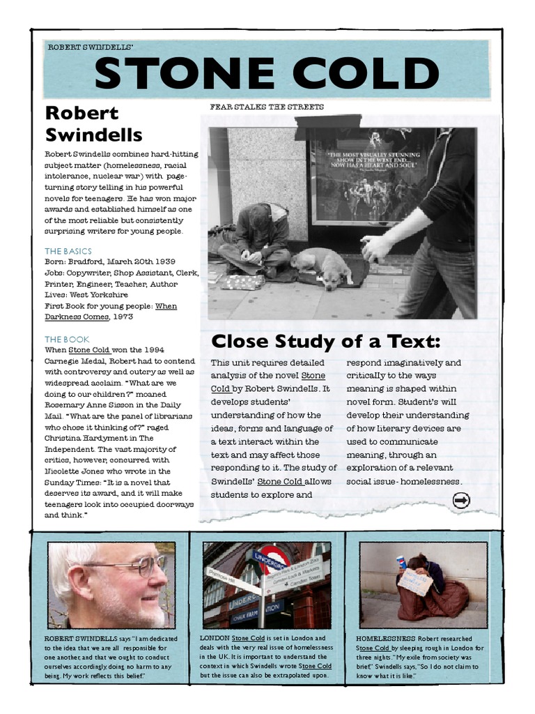 STONE COLD Robert Swindells PDF | Download Free PDF | Homelessness