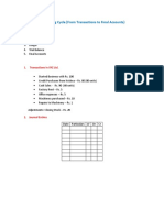 Accounting Cycle Stages