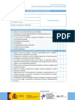 Listado Chequeo Fresadora: Requisitos de Seguridad Y Salud en El Diseño Y Fabricación