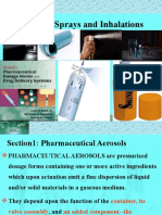 Pharmaceutical Aerosols: Properties, Types and Applications