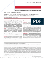 Regional Anaesthesia in Patients On Antithrombotic.4 PDF