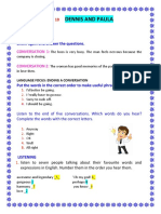 Homework Unit 10 Pag 122-125 Dennis - Paula PDF