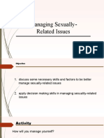 Health 8 Lesson 3-Managing Sexually-Related Issues