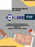 Panduan Penggunaan Aplikasi E-Data PDF