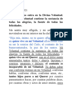 La Tristeza No Entra en La Divina Voluntad La Divina Voluntad Contiene