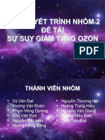 KT MÔI TRƯỜNG NHÓM 2 SUY GIẢM TẦNG O3