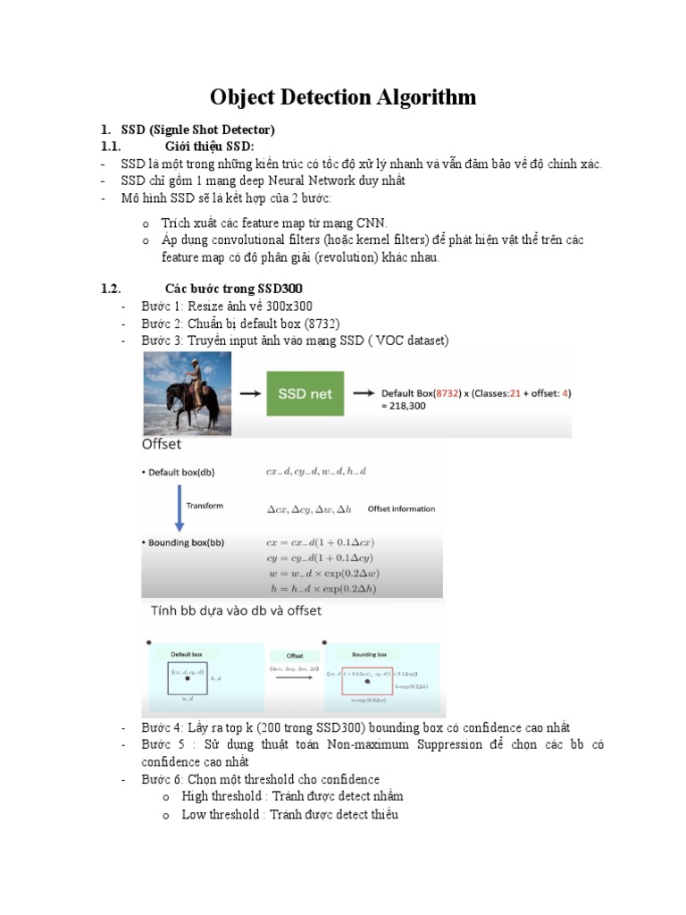 Object Detection Algorithm | PDF image.