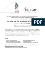 Introducing The McKenzie MDT Method - Program PDF
